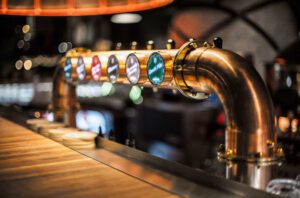 nalewak do piwa do browaru restauracyjnego, miedziany, Rzeszów