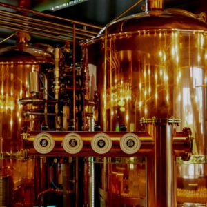 nalewak do piwa w browarze miedż i mosiądz w Parku w Chorzowie