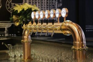 Columbus P z medalionami led bramka miedziana na 7 kranów