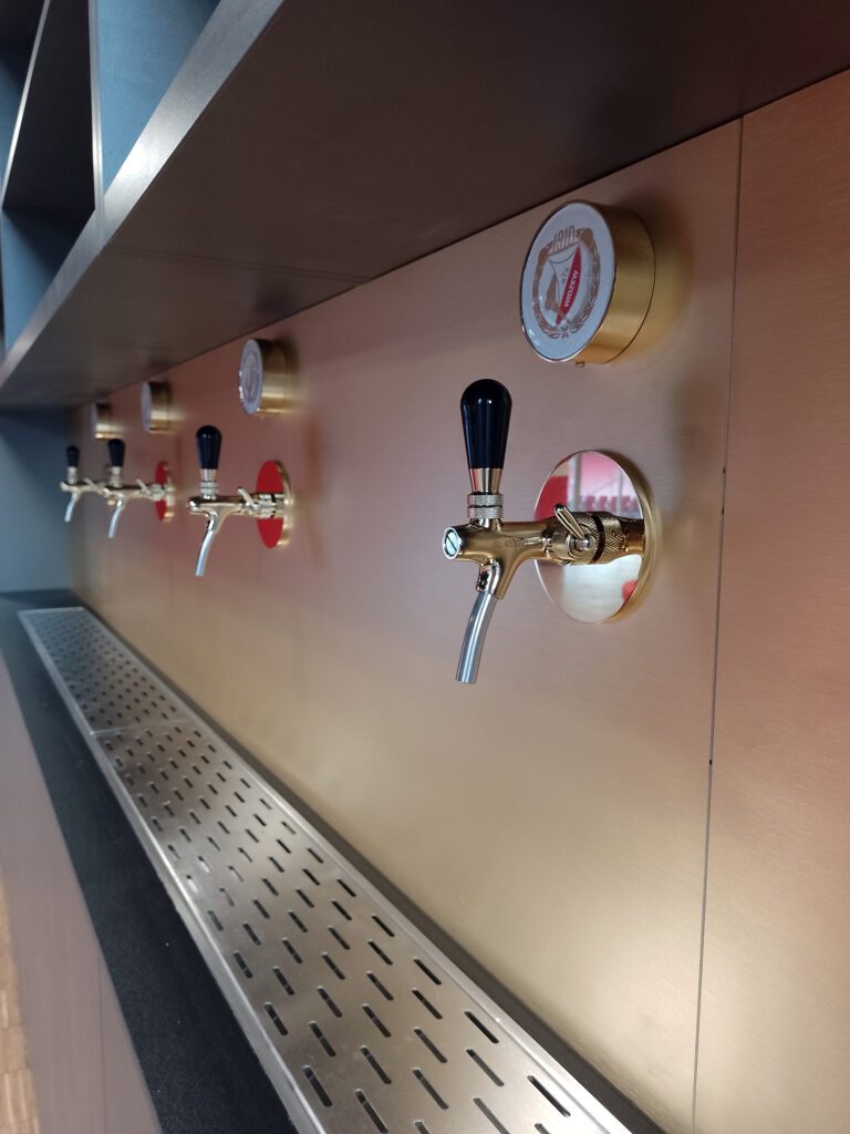Instalacja do piwa strefa VIP Widzew Łódź
